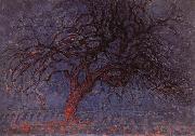 Piet Mondrian Red tree oil painting artist